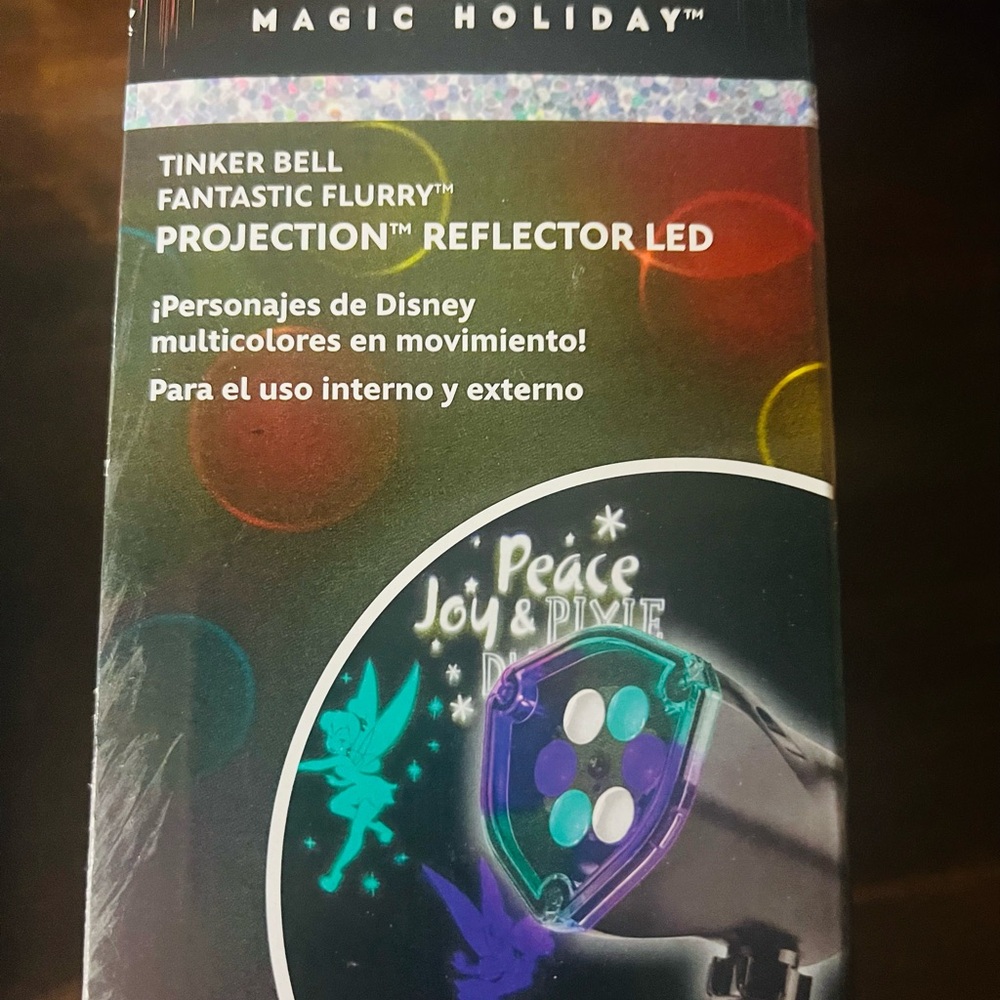 Disney Magic Holiday Projector with Multicolor Display